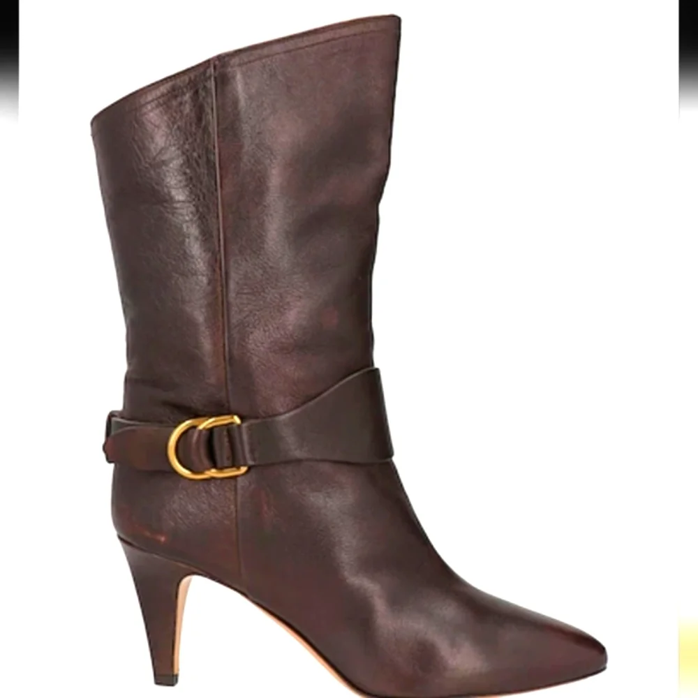 Isabel Marant Elegant Brown Leather Women's Boots...size EU 38/US 8